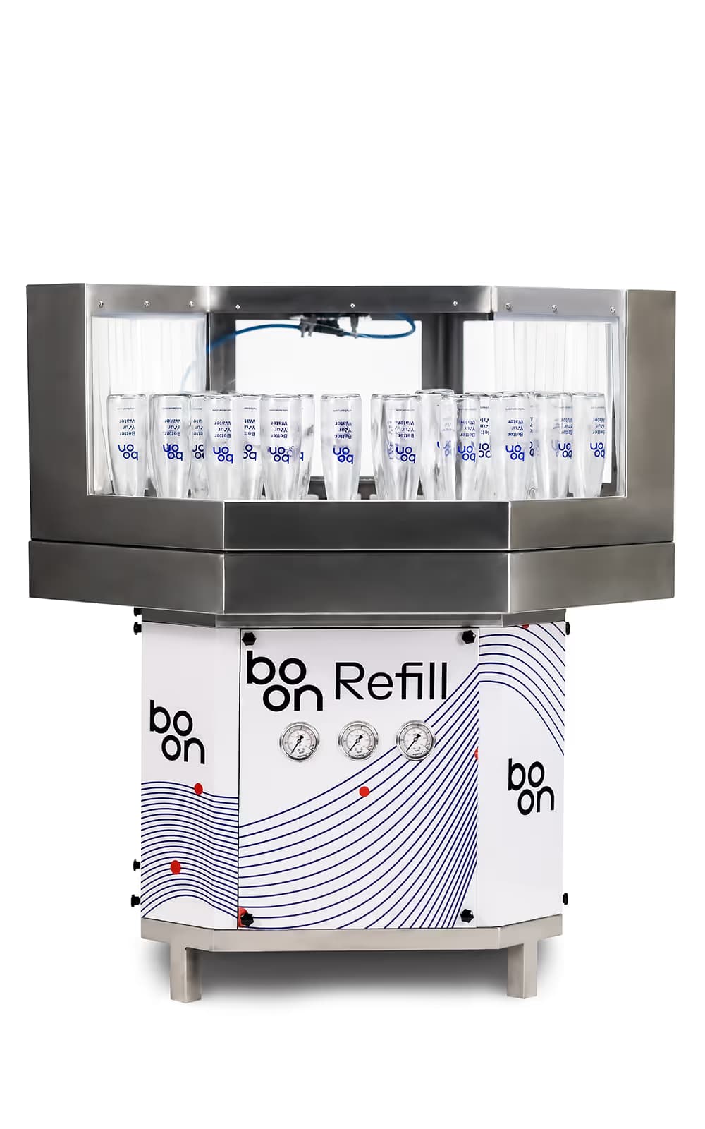 64-slot bottle washing on the Refill Pro