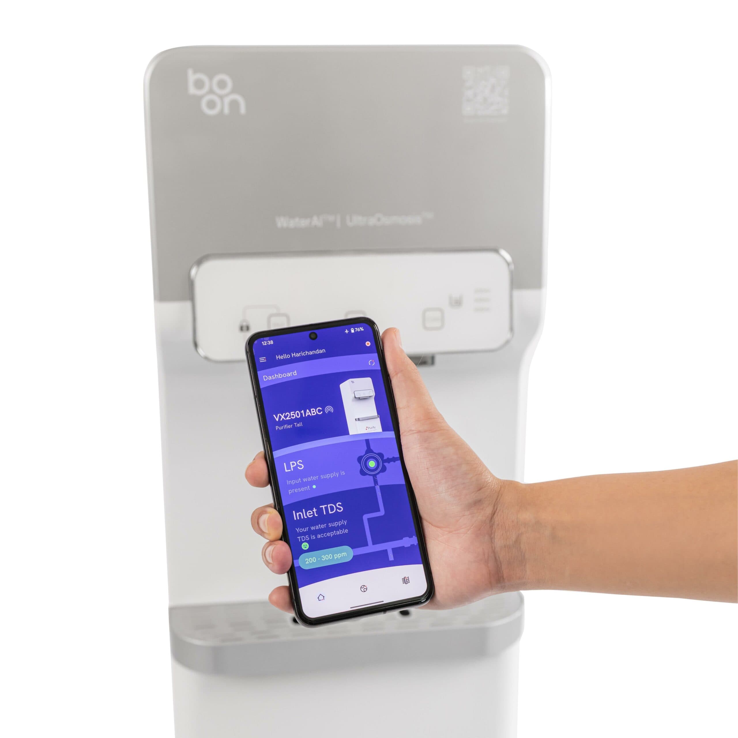 Boon Tall Freestanding Water Purifier in Glossy White — image 4