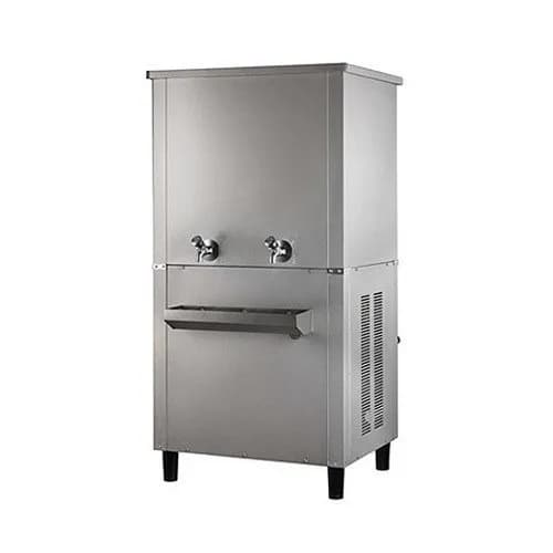 A commercial water cooler