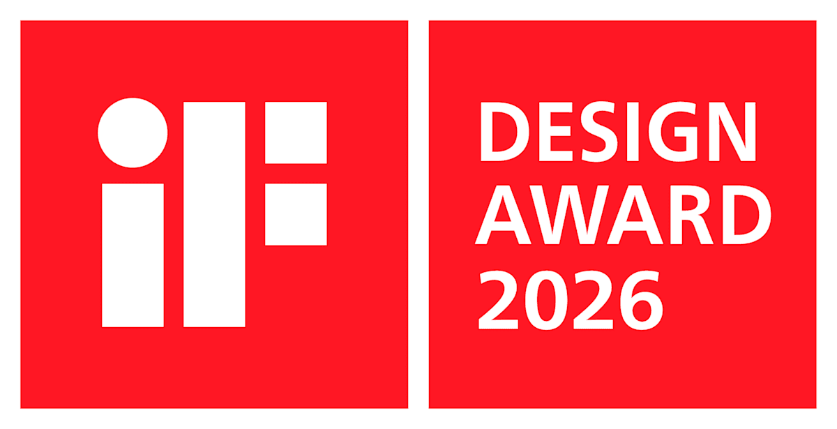 iF Design Award 2026 winner label