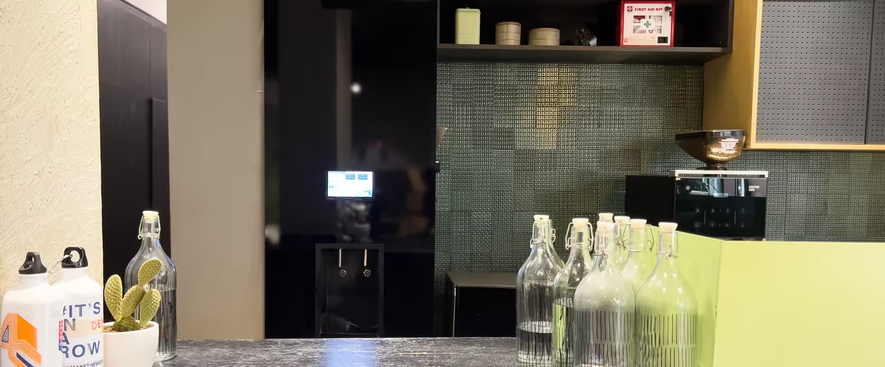 A Boon Purify In-Built tap in a designed kitchen