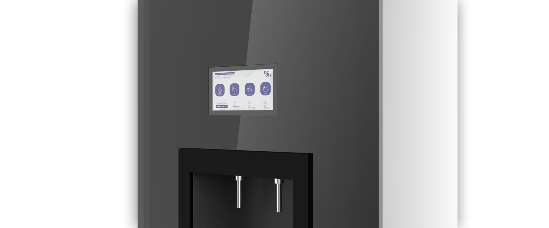The Boon Purify In-Built unit concealed in cabinetry
