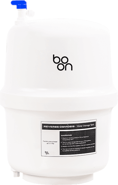 Boon Tap white pressurised water storage tank