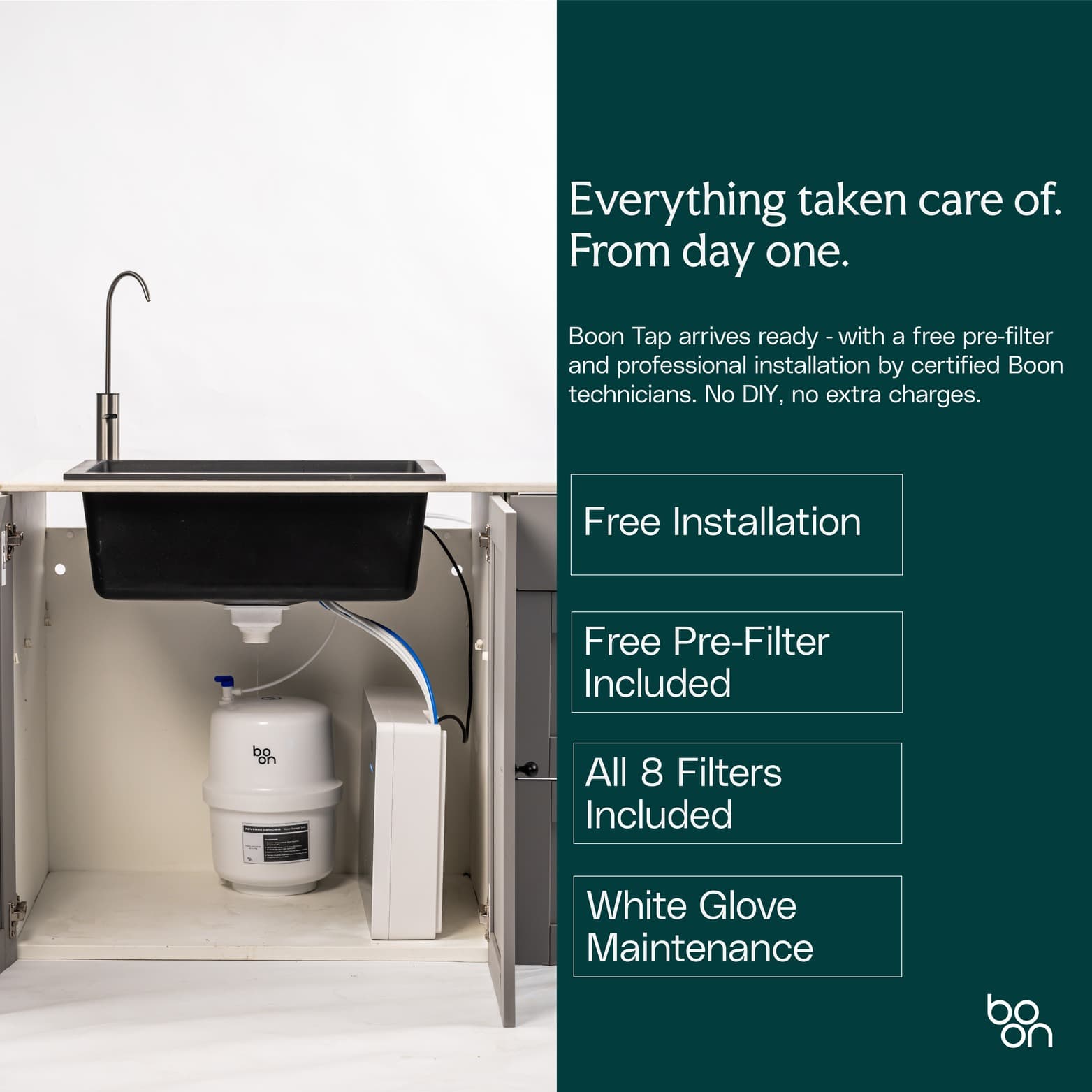 Boon Tap UF Under Sink Water Purifier in Gunmetal Grey — image 6