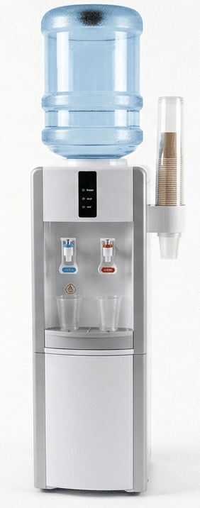 A 20-litre jar water dispenser