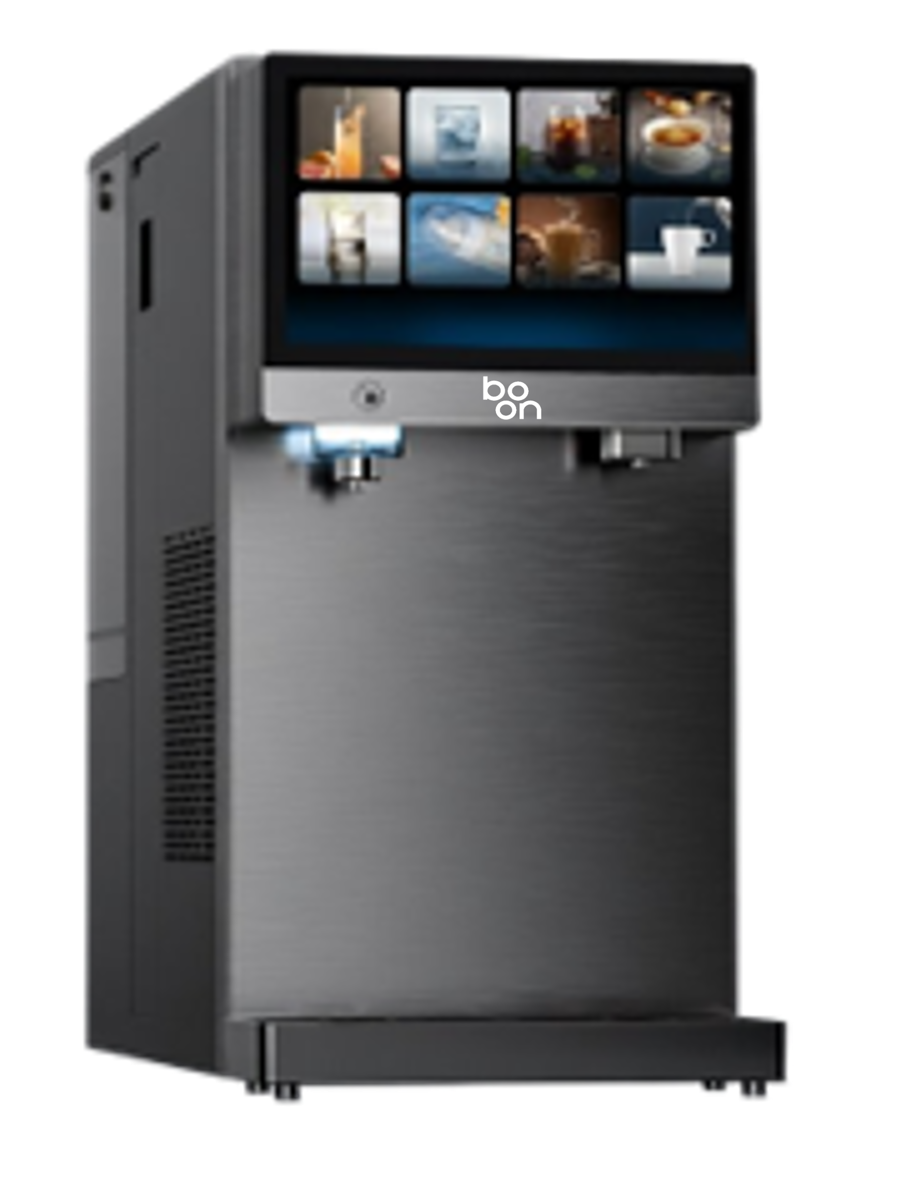 boon Purify Desk D2 with sparkling water